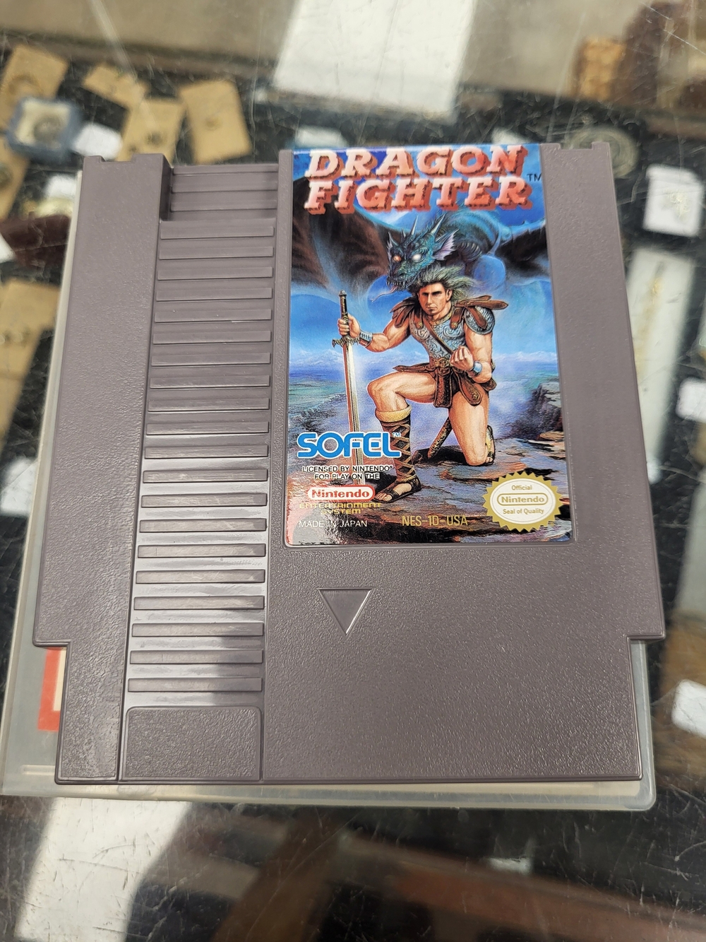 Dragon Fighter NES Game W/ Permastruct Case And Sleeve - Rare Game